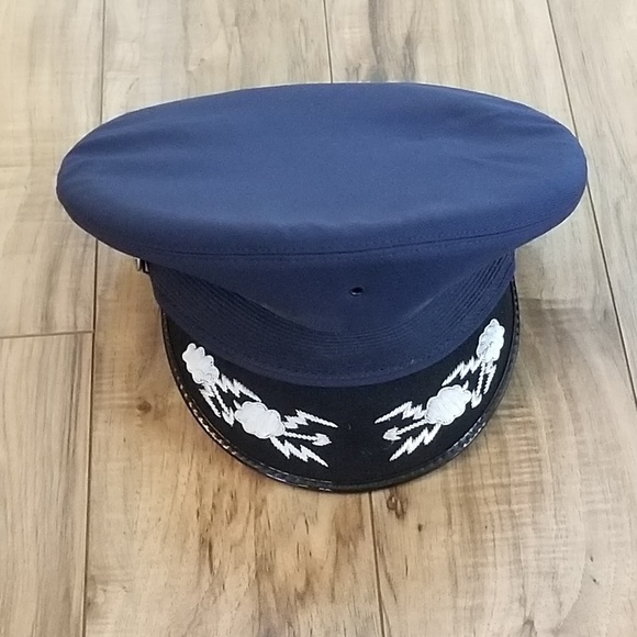 Vintage Other - Vintage US Air Force Officer Dress Cap 7 1/4 Blue